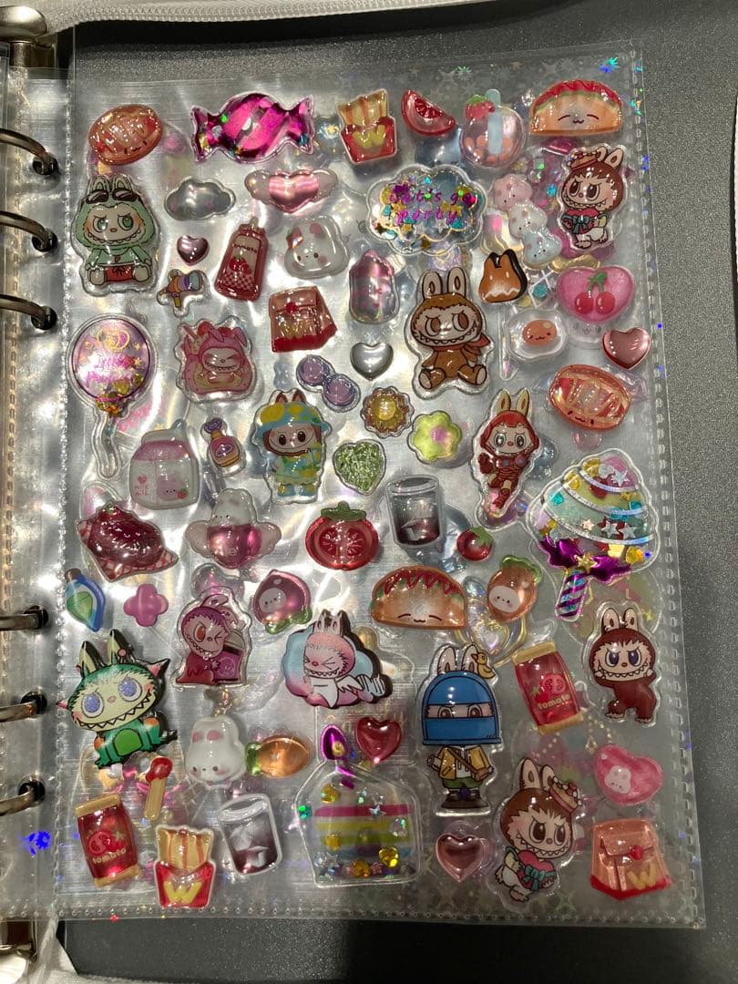 A5シール帳完成品大量まとめ売り ボンボンドロップシールなど