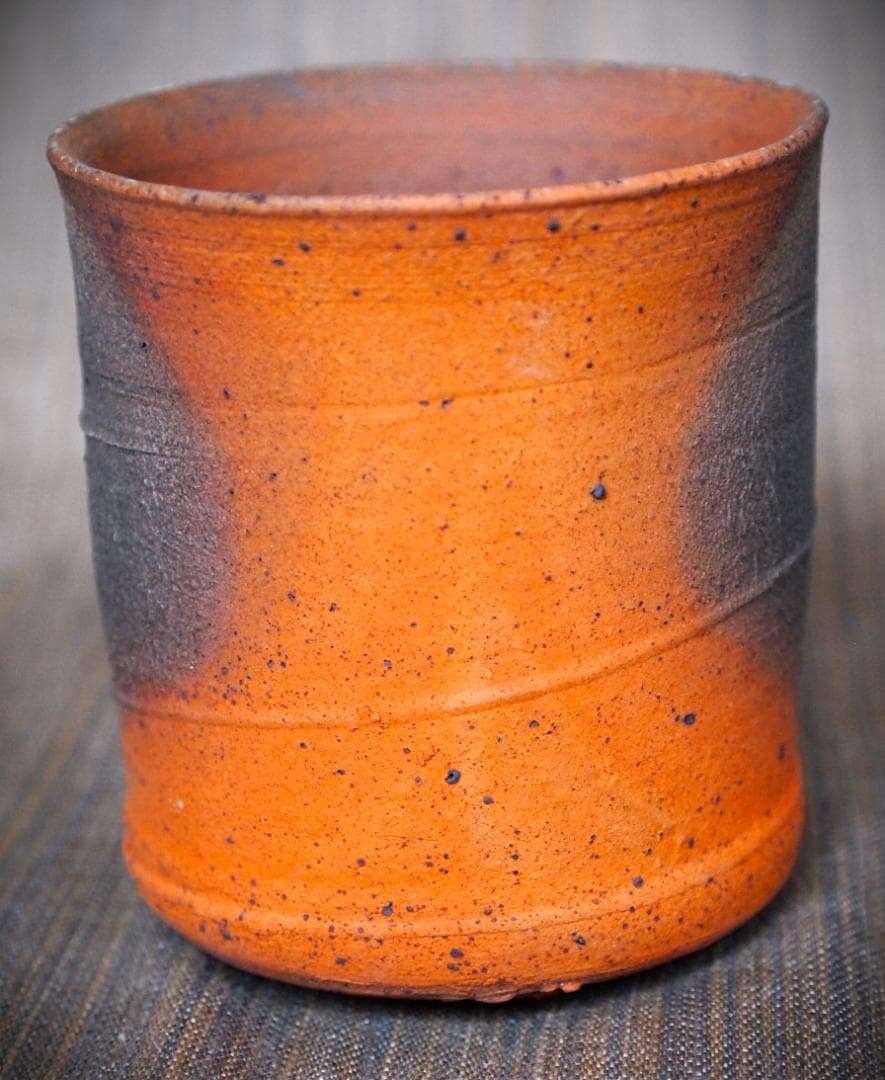 新作★中里太亀【師＆父：中里隆】唐津南蛮焼き締め湯のみA