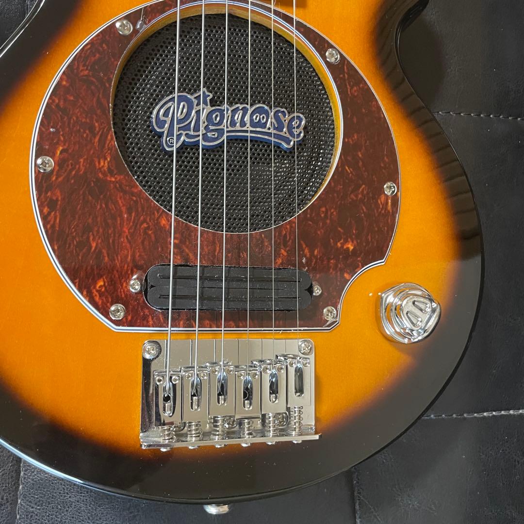 【美品】PIGNOSE PGG-200 保護フィルムまま アンプ内蔵 ミニギター