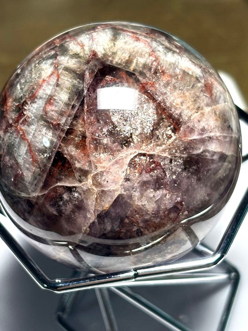 オーラライト23 スフィア47.0㎜　（新品未使用）レッド高品質　シラーあり