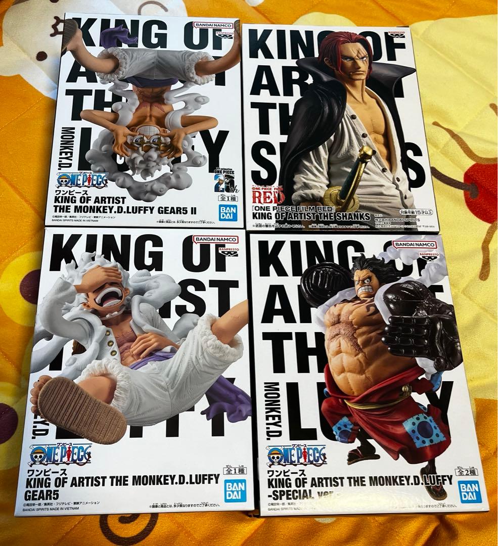 ワンピースフィギュア　KING OF ARTIST ニカ　ルフィ　シャンクス