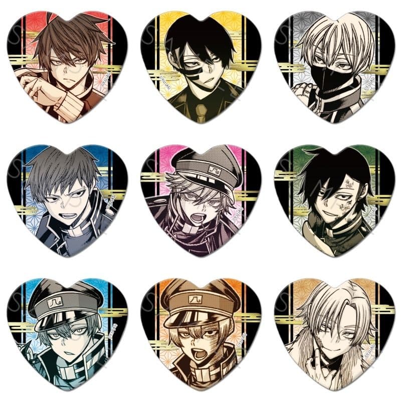 桃源暗鬼 ハート型缶バッジ　9box　【アニメイト限定】