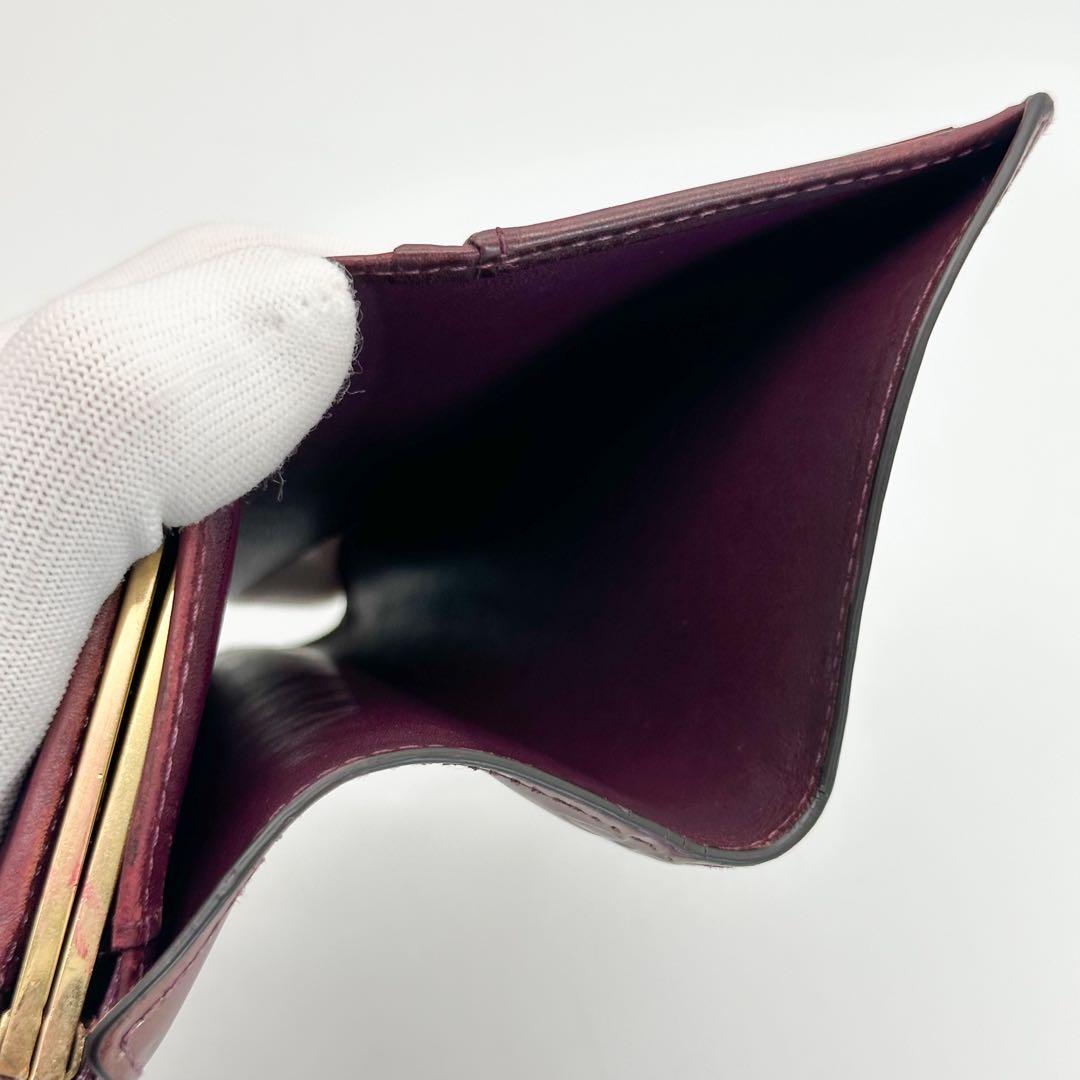 美品 ルイヴィトン ポルトフォイユ ヴィエノワ ヴェルニ モノグラム がま口