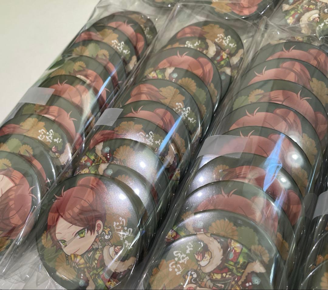 L32.浦島坂田船 花魁 缶バッジ うらたぬき 2020 春ツ デフォ