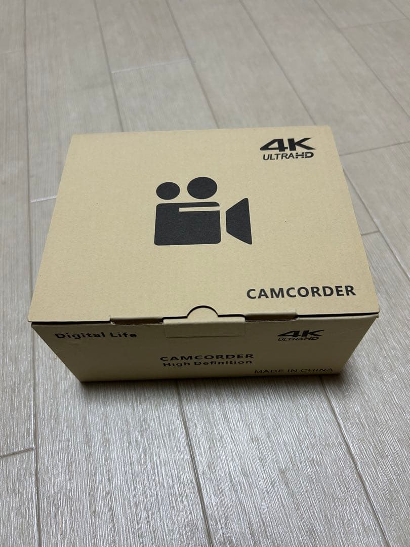 ビデオカメラ 4K 4800万画素 18倍デジタルズーム Wifi