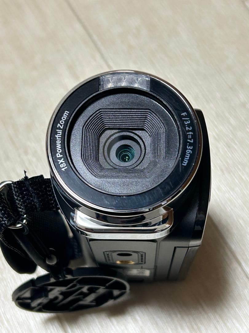 ビデオカメラ 4K 4800万画素 18倍デジタルズーム Wifi