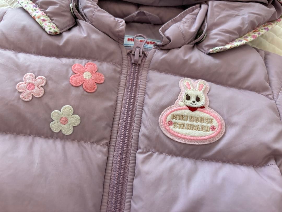 ミキハウス　ダウン　80