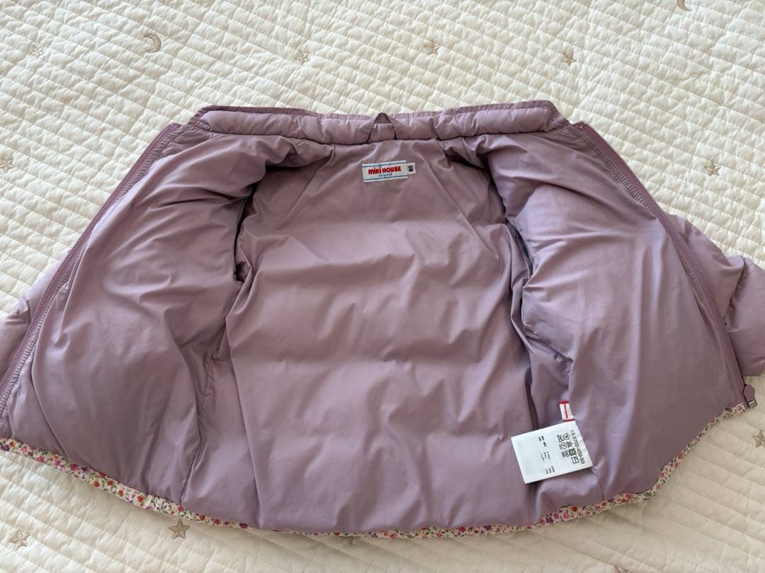 ミキハウス　ダウン　80