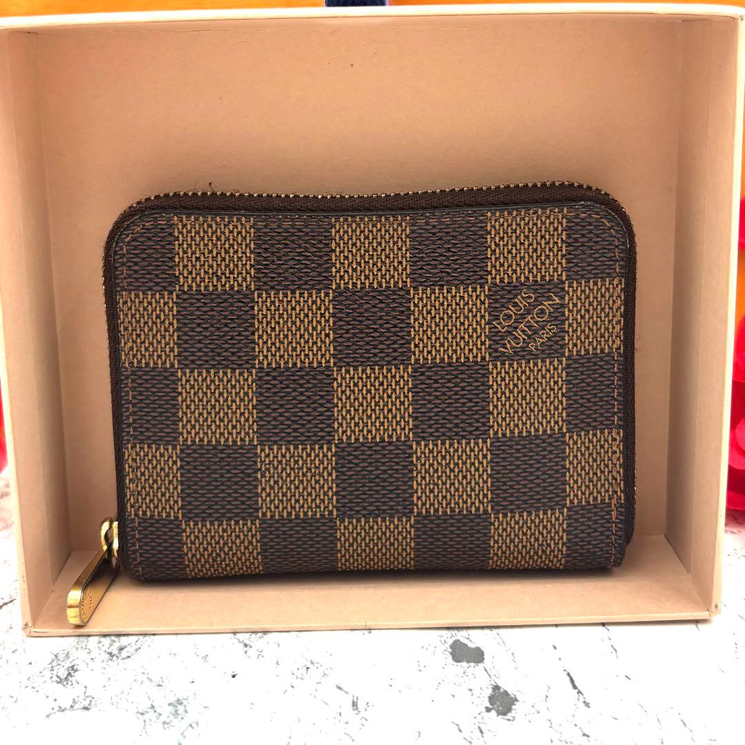 【箱、保存袋付き】 ルイヴィトン ダミエ パース ケース 小銭入れ