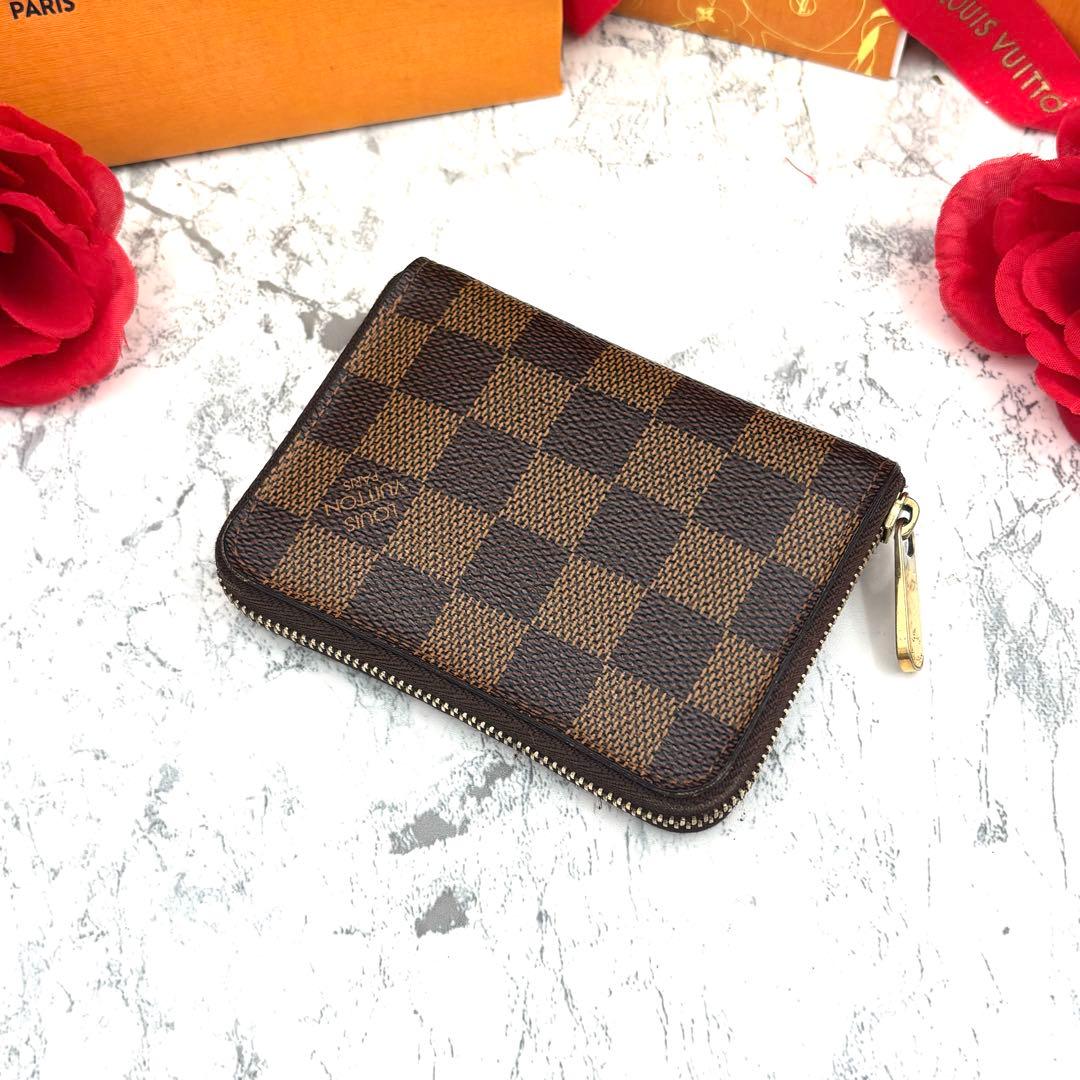 【箱、保存袋付き】 ルイヴィトン ダミエ パース ケース 小銭入れ