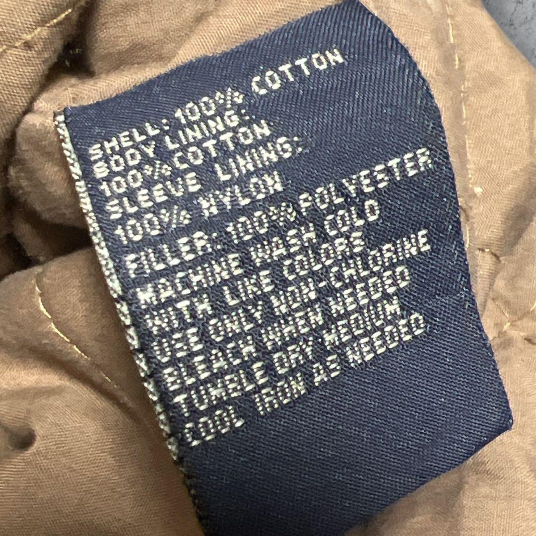 vintage中綿ダックジャケットデトロイトジャケットy2kキャメルM短丈古着