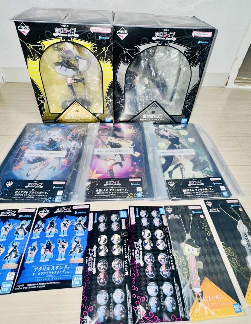 し*～様 ホロライブ 一番くじ 獅白ぼたん&角巻わため フィギュアセット 全15