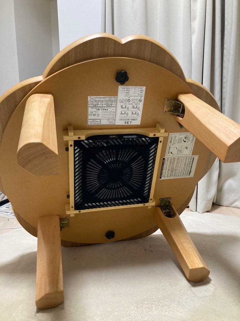 【SweetHoney様専売】桜の花びら模様 テーブルこたつ ヒーター付き