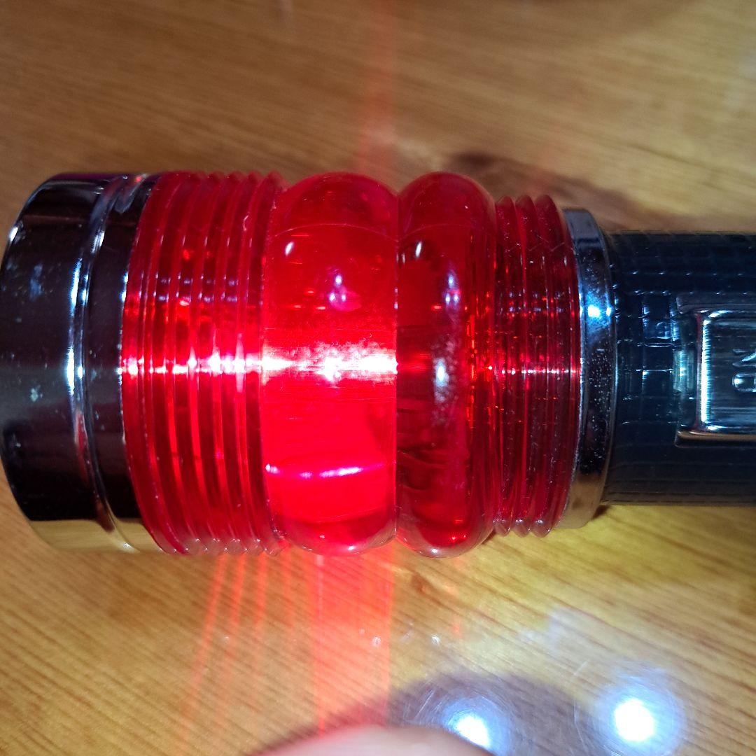 【貴重品昭和57】レトロ　警察防犯グッズ、ナショナル懐中電灯、national