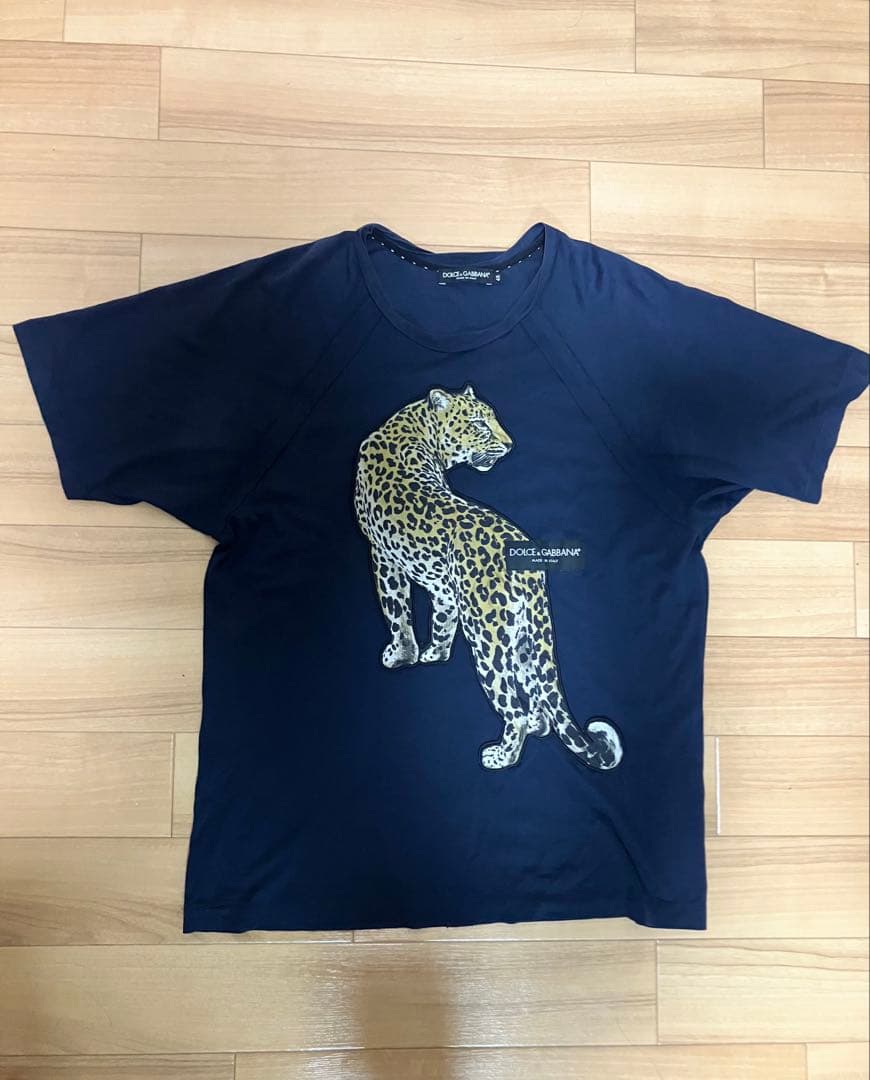 【Dolce & Gabbana】 ヒョウプリント Tシャツ❗️