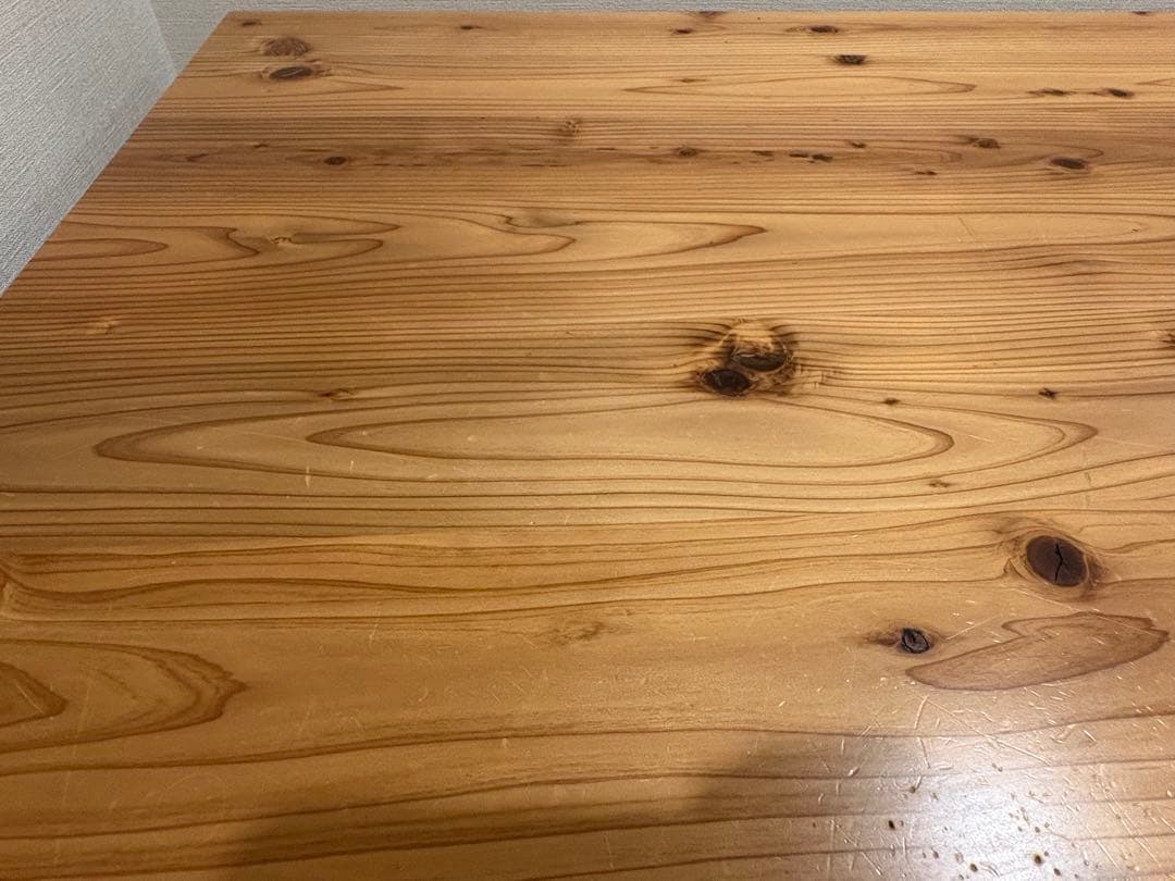 KANADEMONOTHE TABLE / 無垢 杉×Black Steel