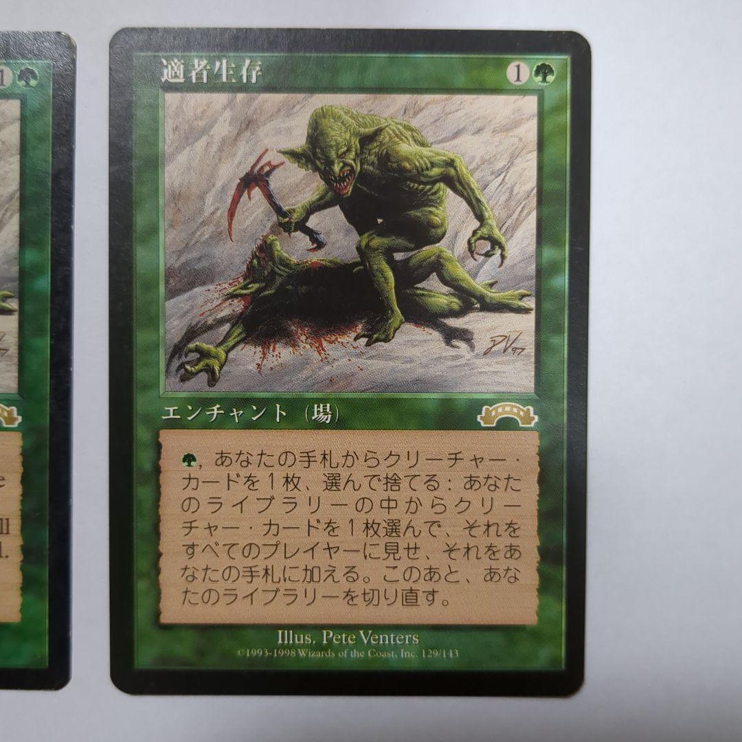 MTG 適者生存（２枚セット）　英語版２枚
