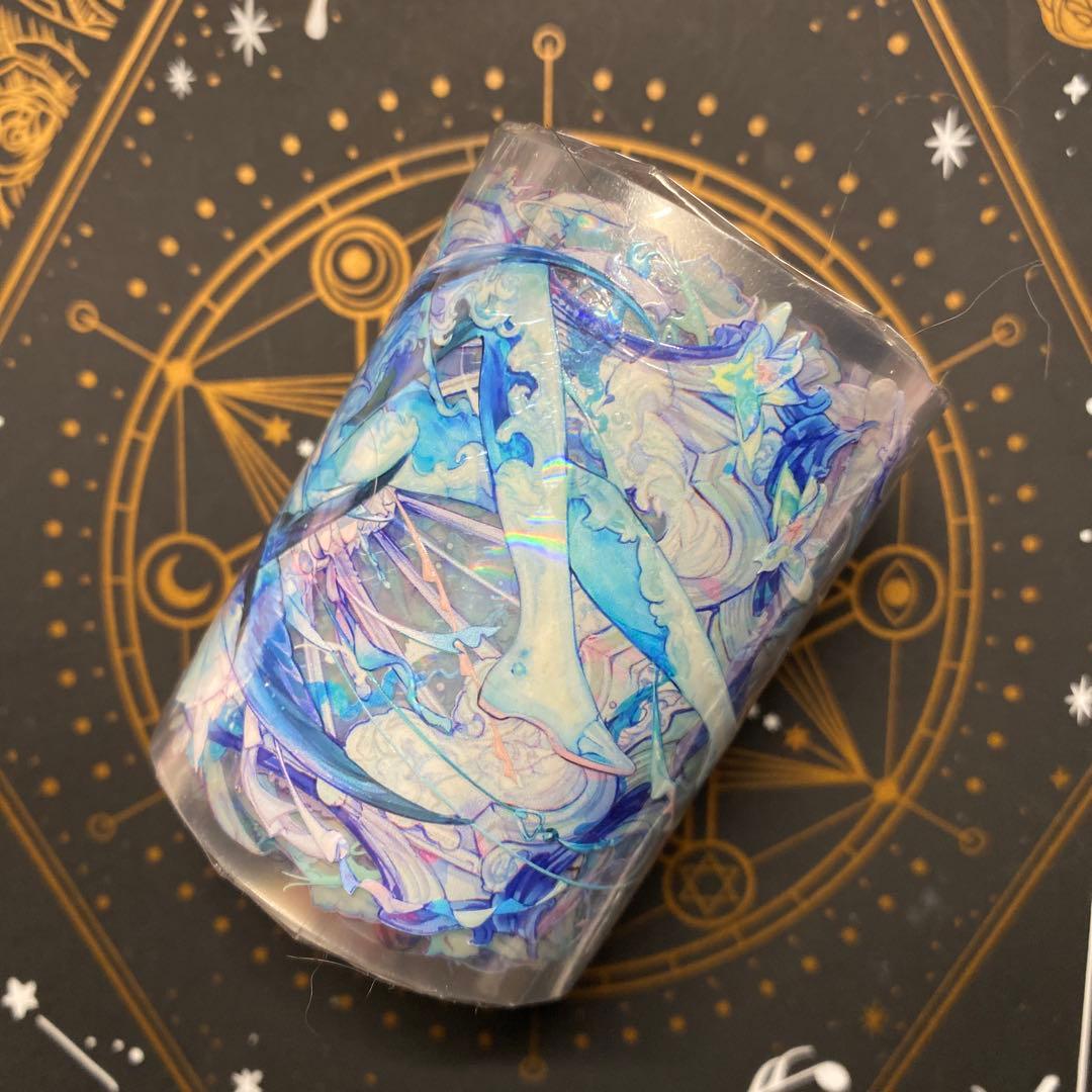 【T】海外　10m巻　貝殻光/銀マスキングテープ　人物系　女の子/男の子