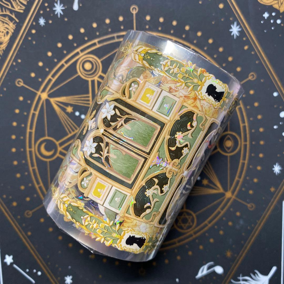 【T】海外　10m巻　貝殻光/銀マスキングテープ　人物系　女の子/男の子