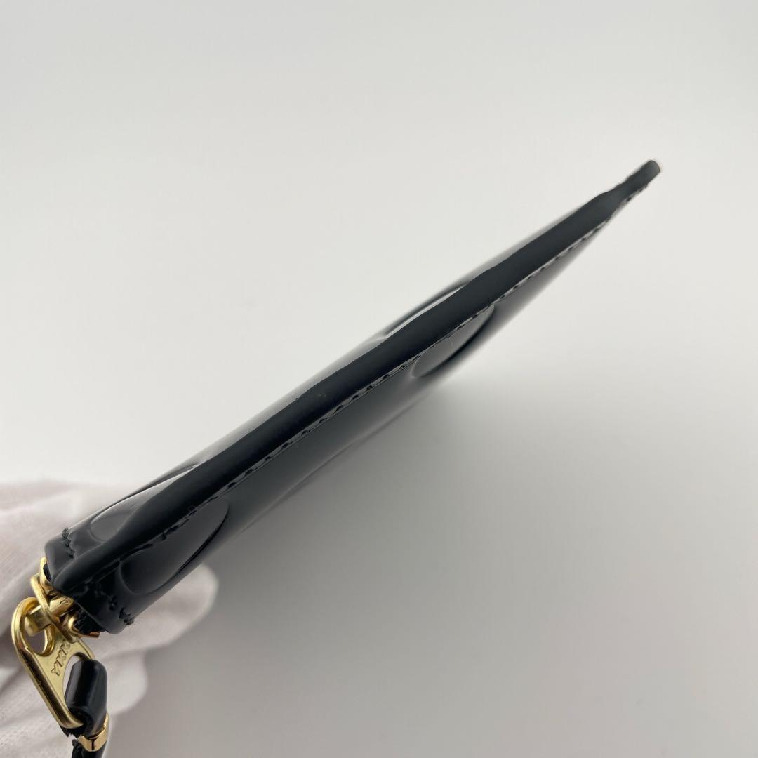 大人気✨コムデギャルソン 財布 L字ファスナー 本革 ポルカドット ブラック