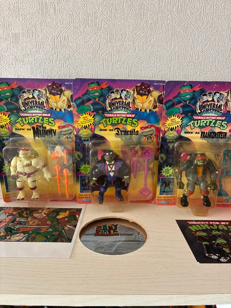 TMNT ユニバーサルモンスターズ フィギュア3体セット