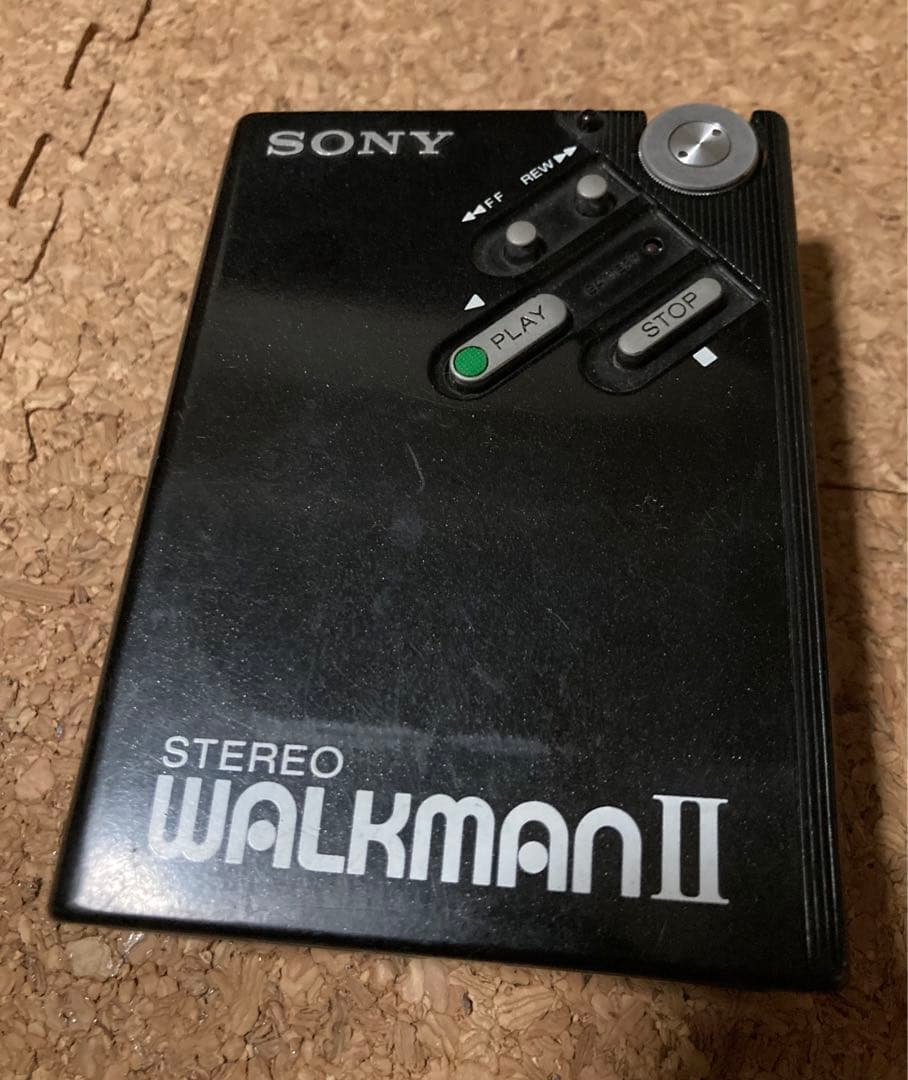 ジャンク　SONY WM-2　WALKMAN2 ブラック　カセットウォークマン2