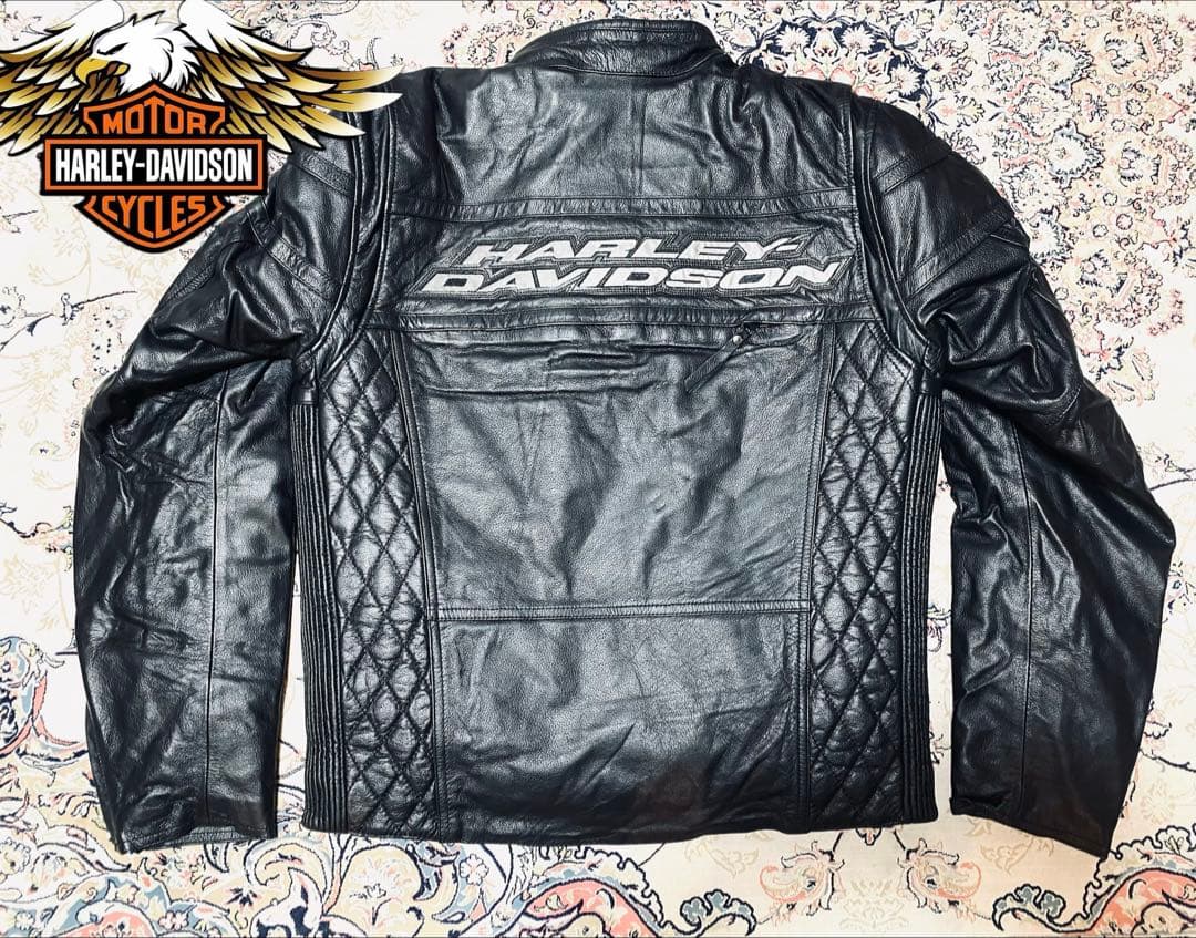 新品未使用HARLEY-DAVIDSON本革ライダースジャケット 冬用インナー付