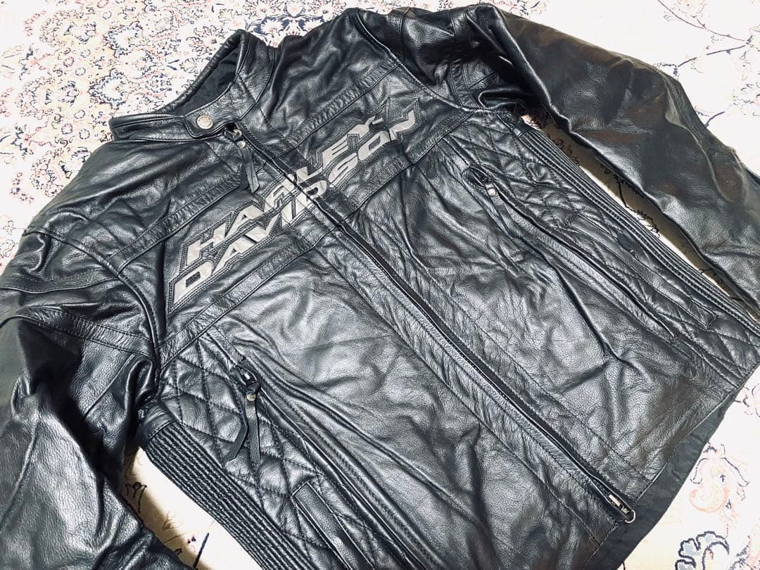 新品未使用HARLEY-DAVIDSON本革ライダースジャケット 冬用インナー付
