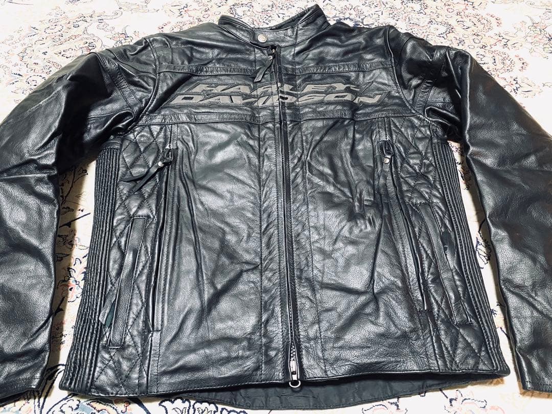 新品未使用HARLEY-DAVIDSON本革ライダースジャケット 冬用インナー付