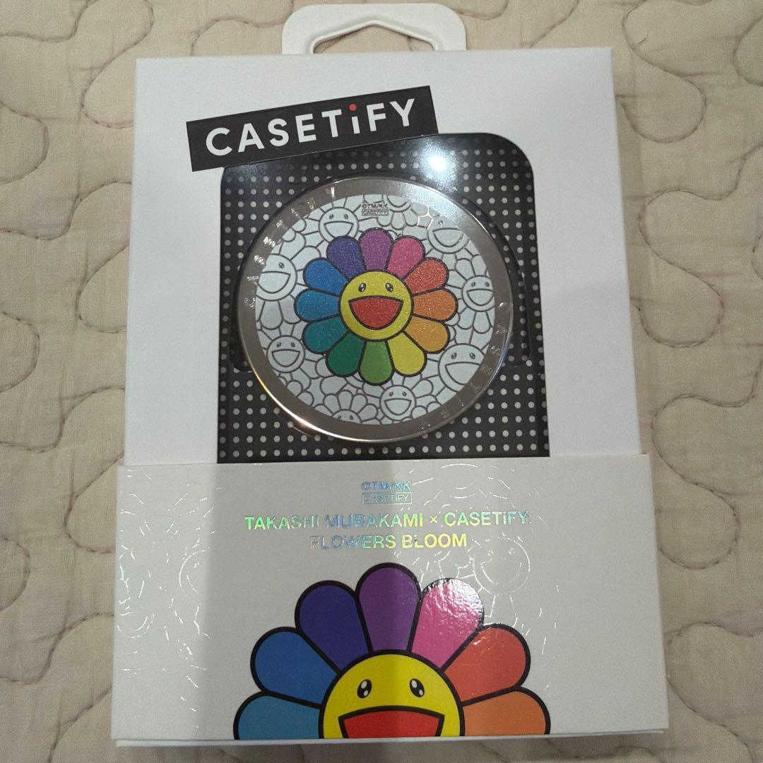 CASETIFY 村上隆　グリップスタンド コラボ レインボー　ポップアップ限定