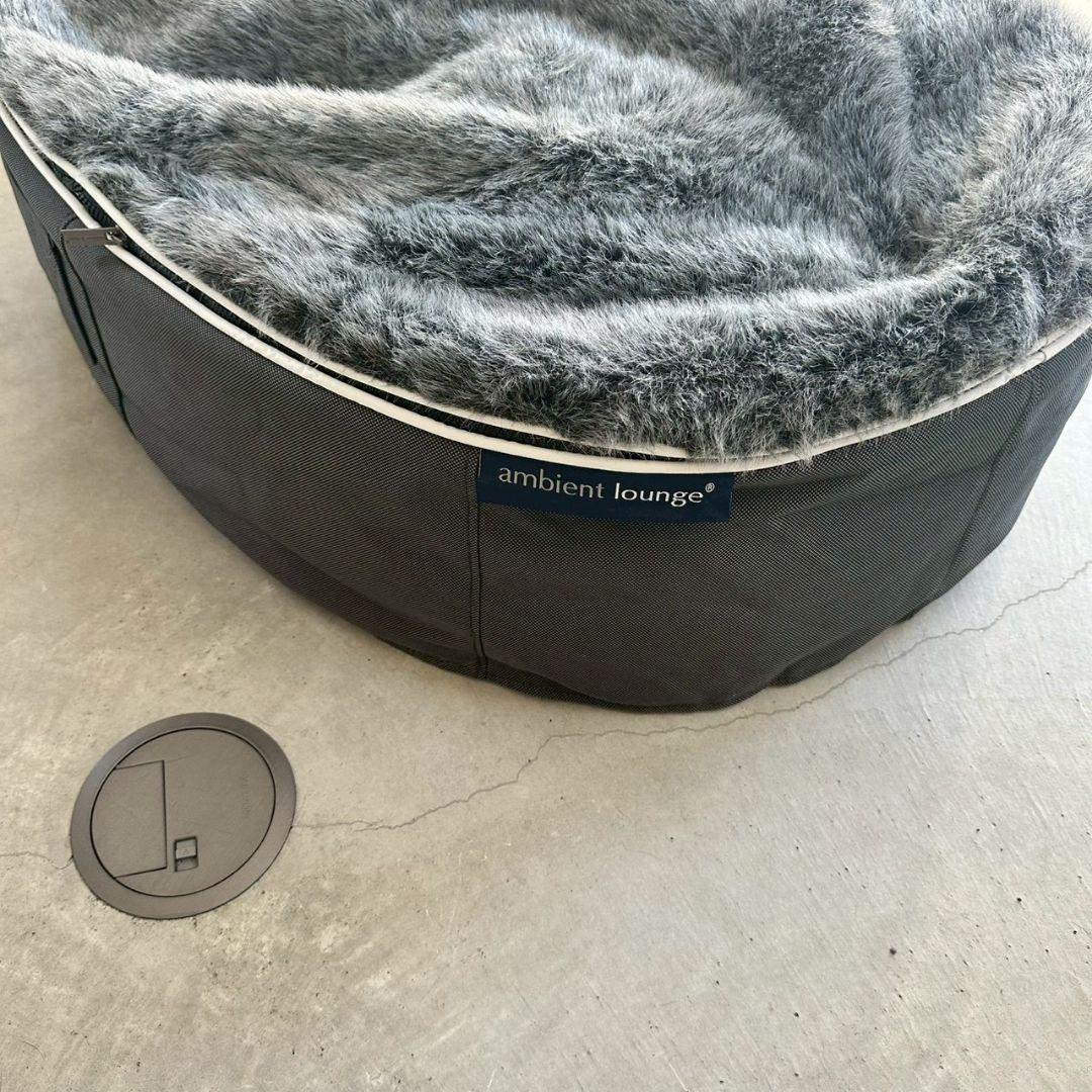 アンビエントラウンジ M ウルフグレー 中型犬 小型犬 犬用 猫用 ペットベッド