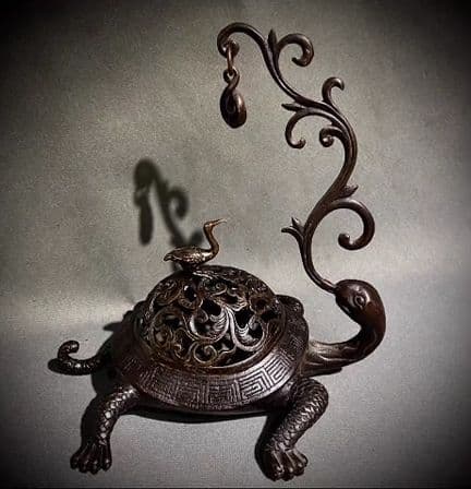 銅器 仏教 香炉 宣徳炉 古美術 コレクション品 銅製 工芸品 彫刻装飾品置物