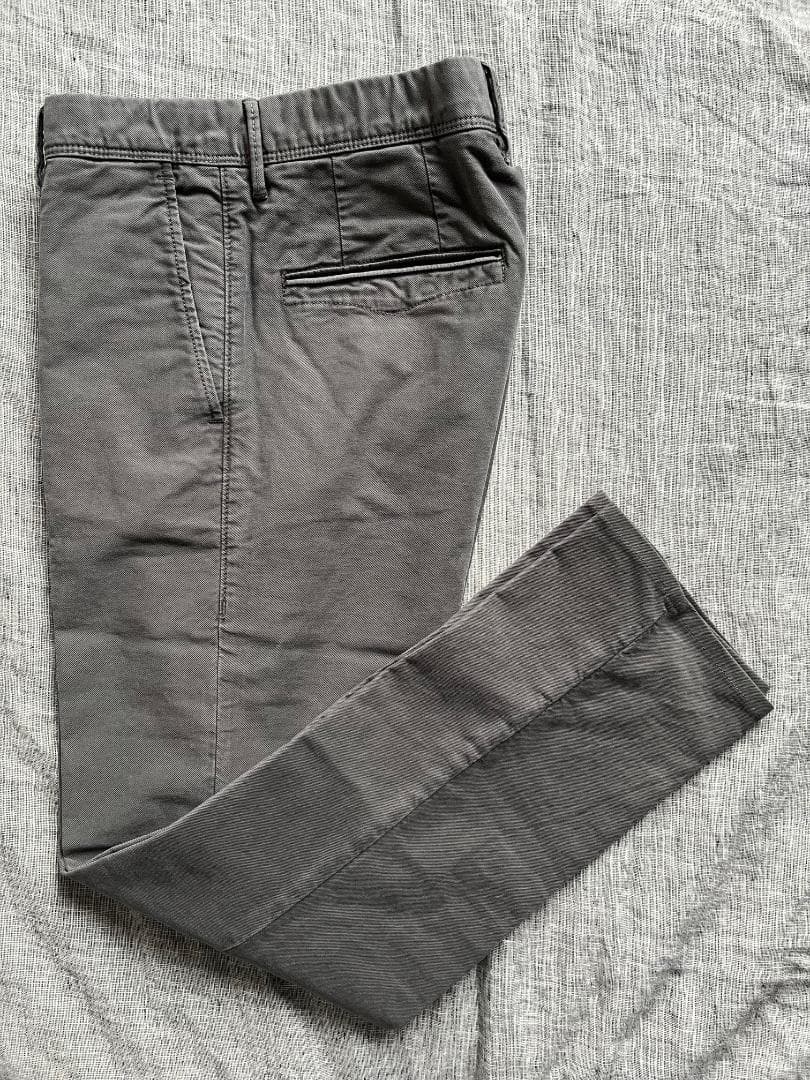 インコテックス ストレッチ コットンパンツ 後染め SLIM FIT