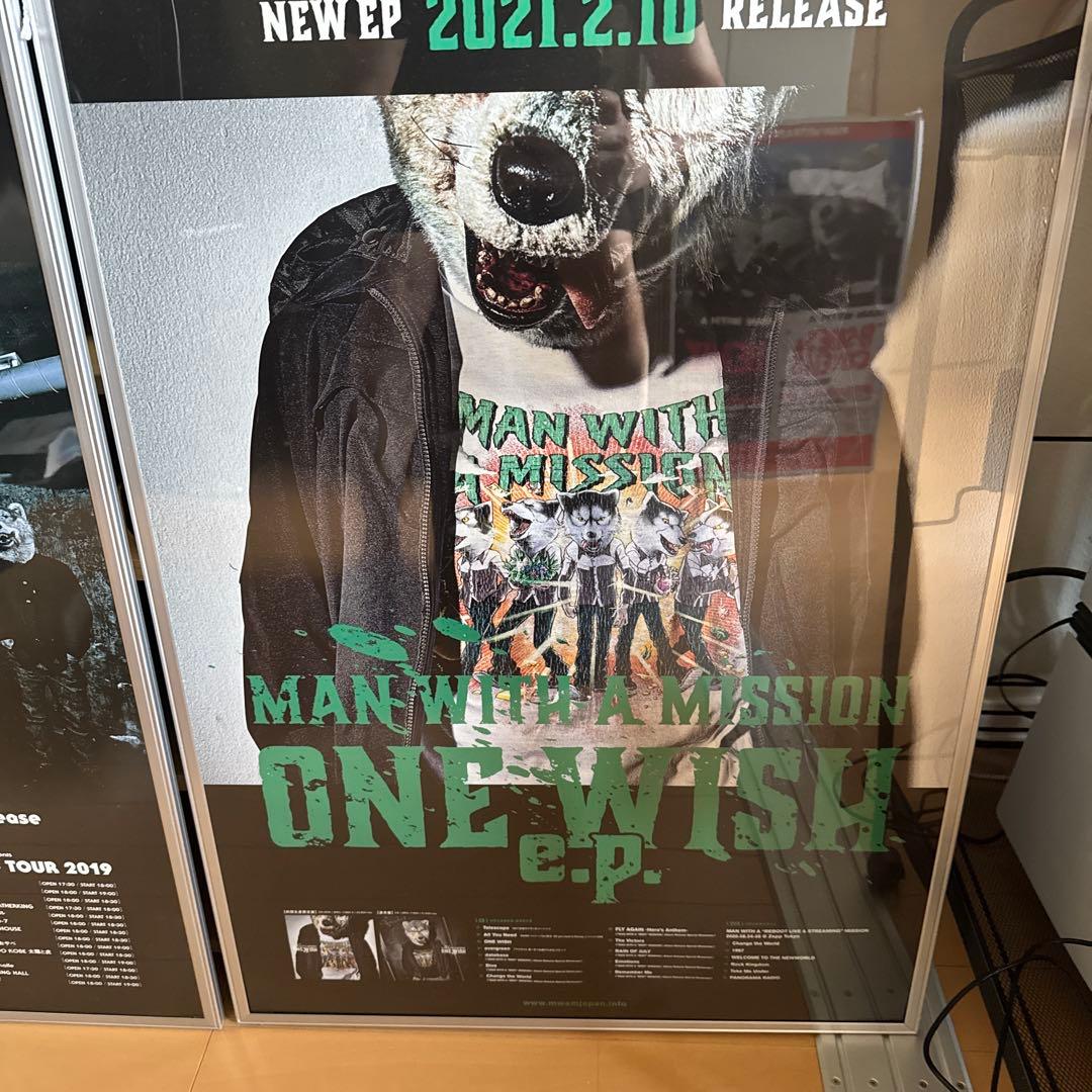 最終値下げ MAN WITH A MISSION ポスター六枚セット 額縁付き