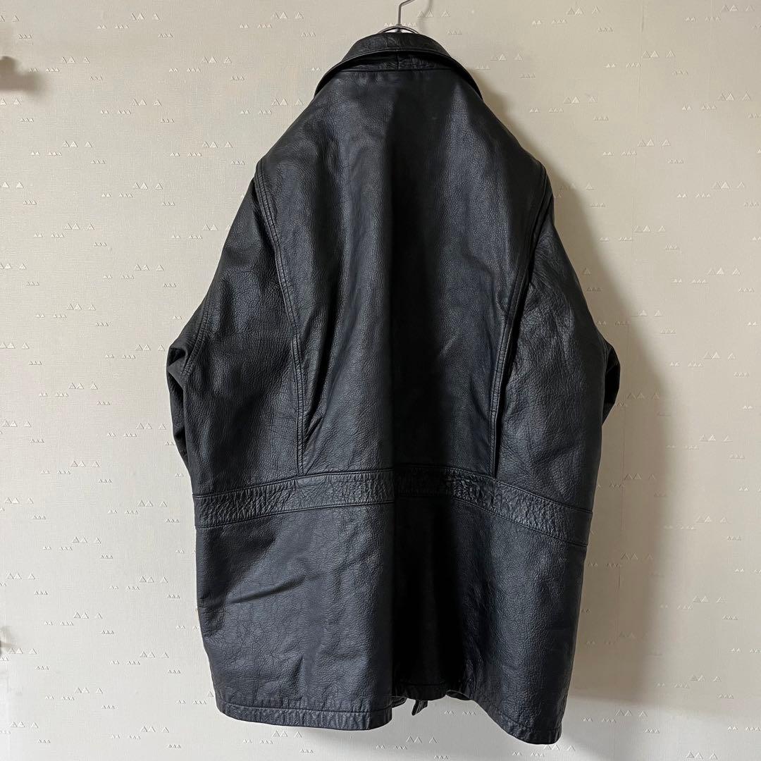 古着 90's レザー ジャケット カバーオール カーコート