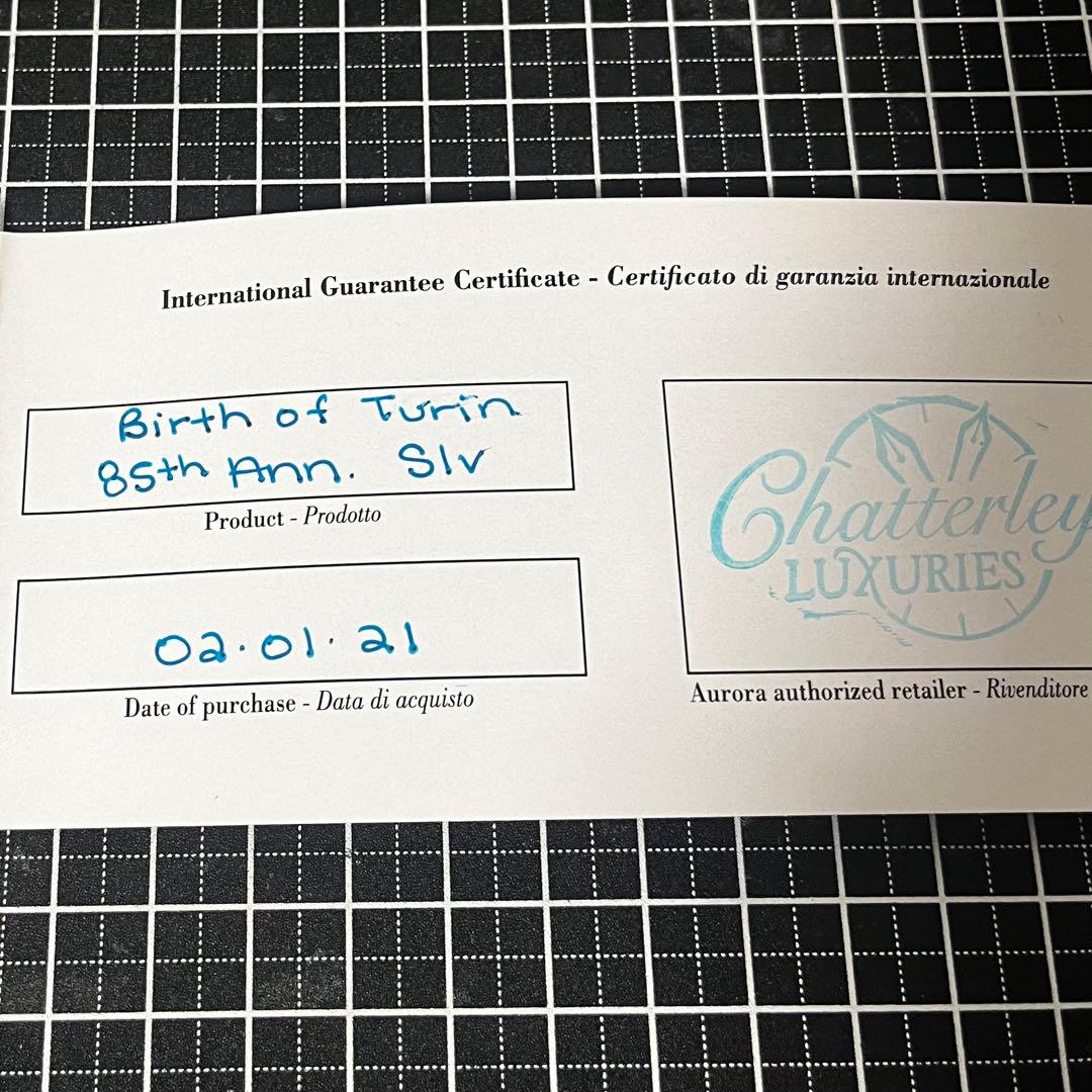 アウロラ 万年筆 海外ショップ限定 M