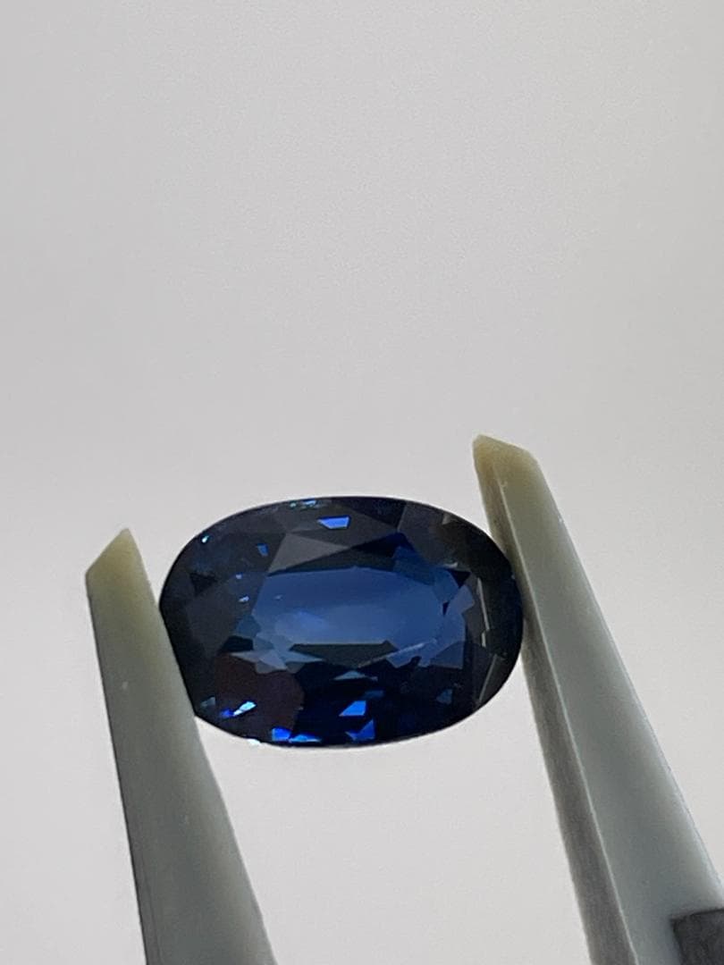 1.70CT 非加熱ブルーサファイア GIA鑑別書付