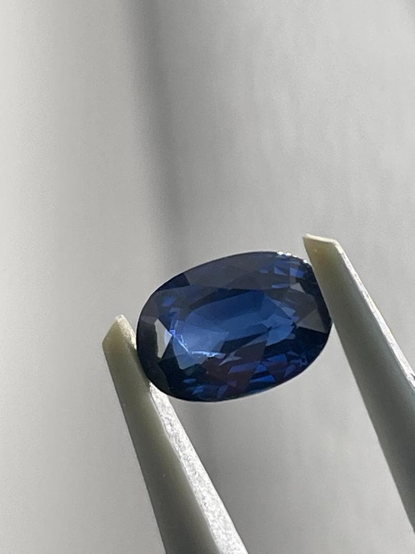 1.70CT 非加熱ブルーサファイア GIA鑑別書付