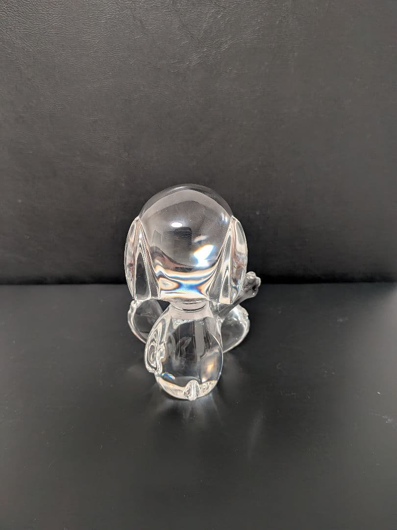【最終値下げ】Baccarat　SNOOPY彫刻