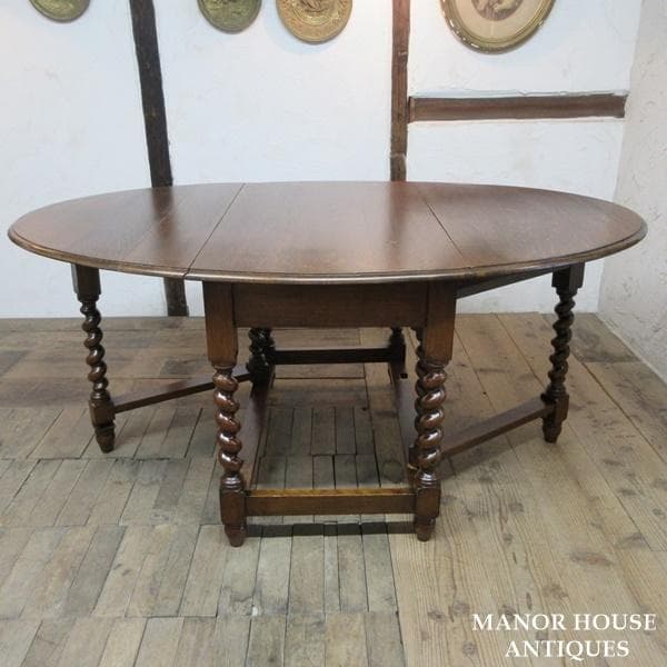 イギリス製 アンティーク 家具 ゲートレッグテーブル ダイニング 6009e