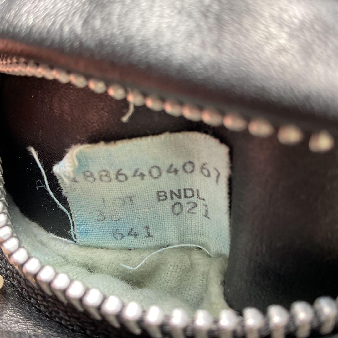 人気✨schott 641 レザージャケット　シングルライダース　38 ブラック