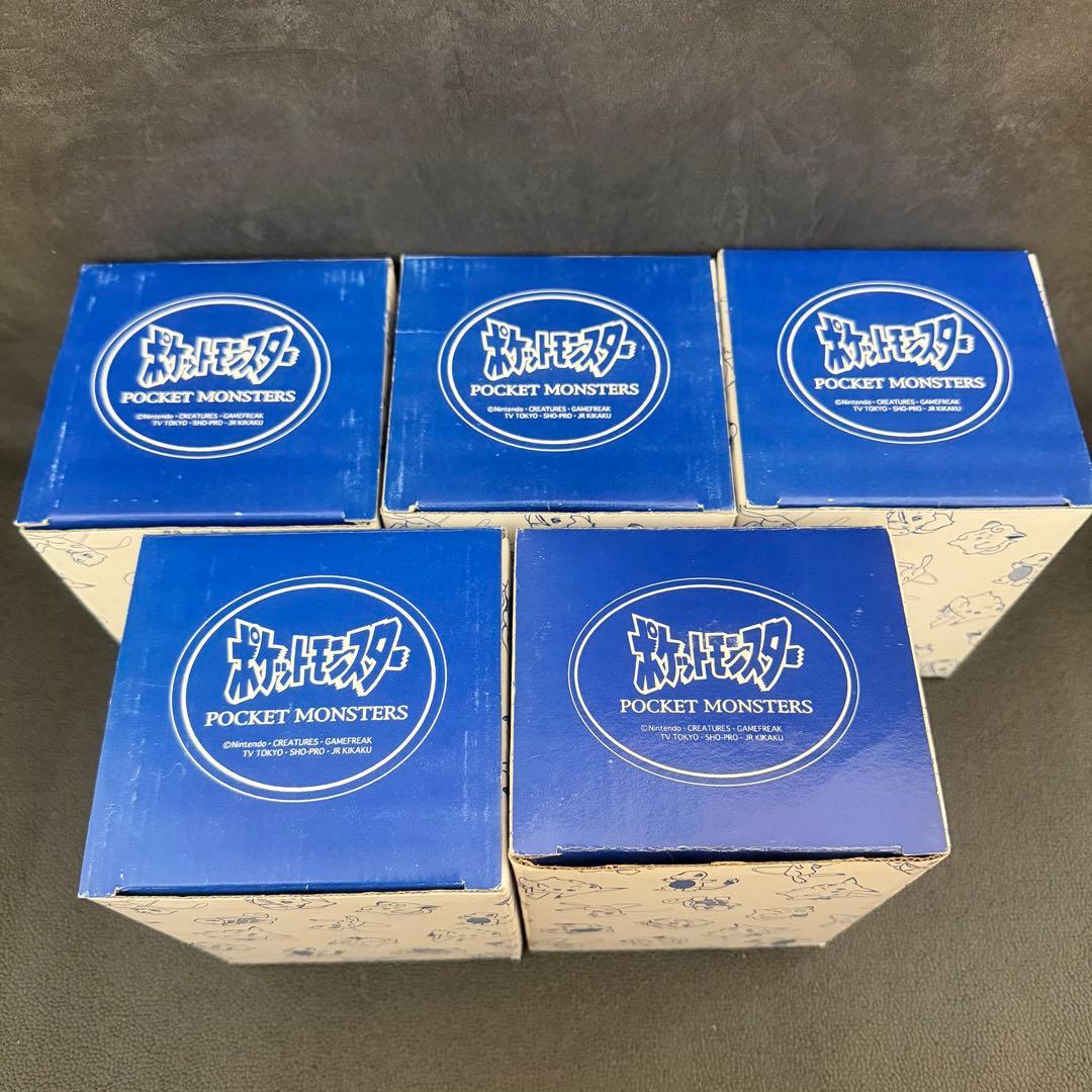 【レトロ・希少】　ポケモン 貯金箱　陶器製 5体＋アミューズメント2体　Lサイズ