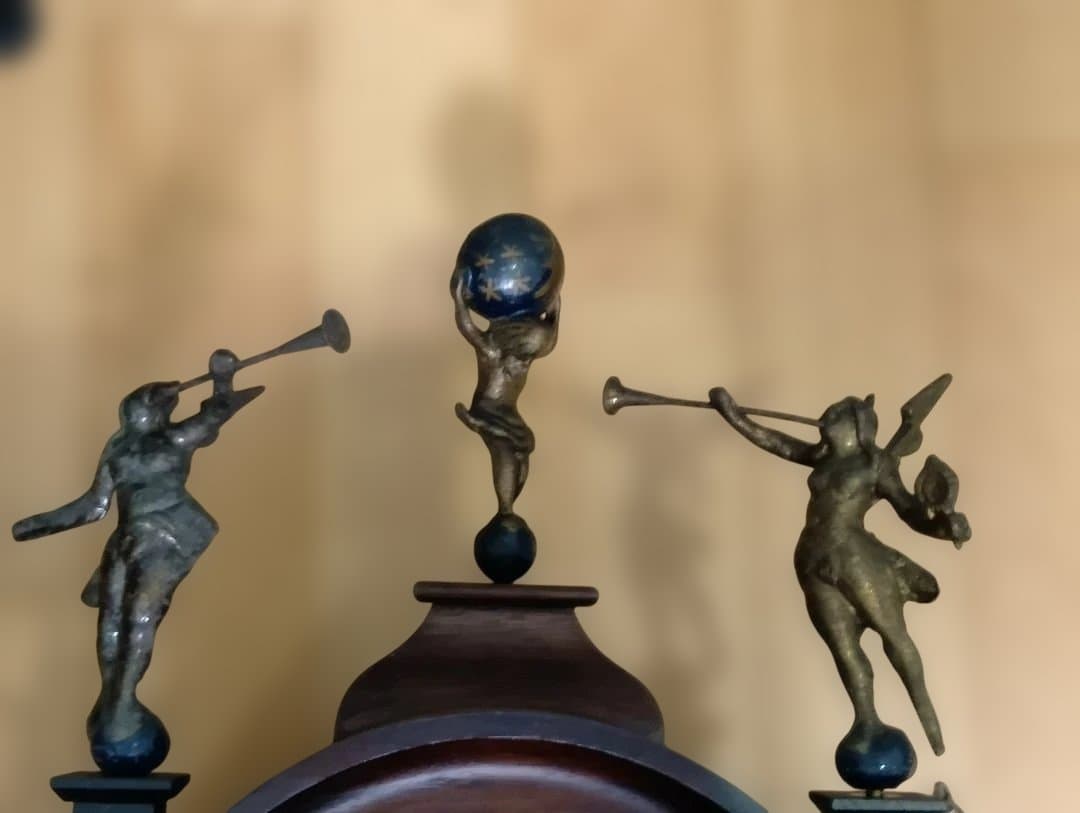 【ジャンク品】アンティーク WUBA 壁掛け 時計