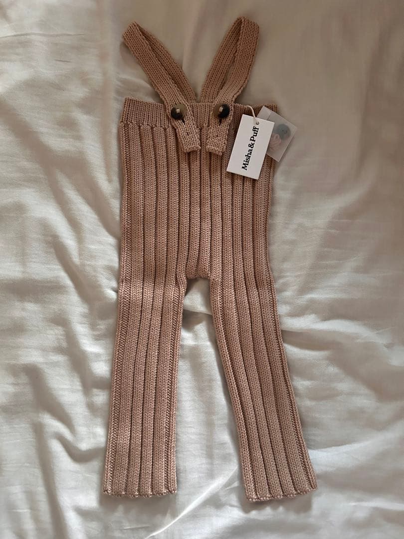 レッグウェア misha&puff Rib Longies Patina 12-18m