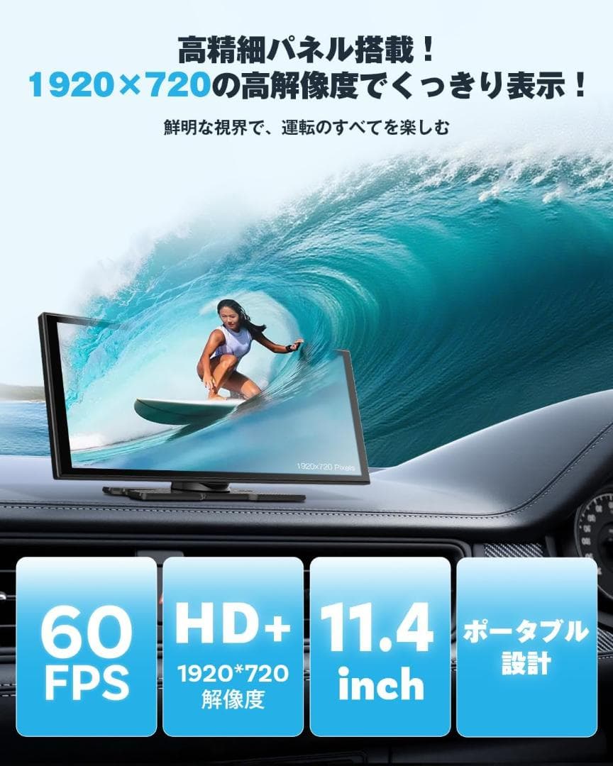 [新品]オットキャスト Ottocast ScreenFlow 11.4インチ