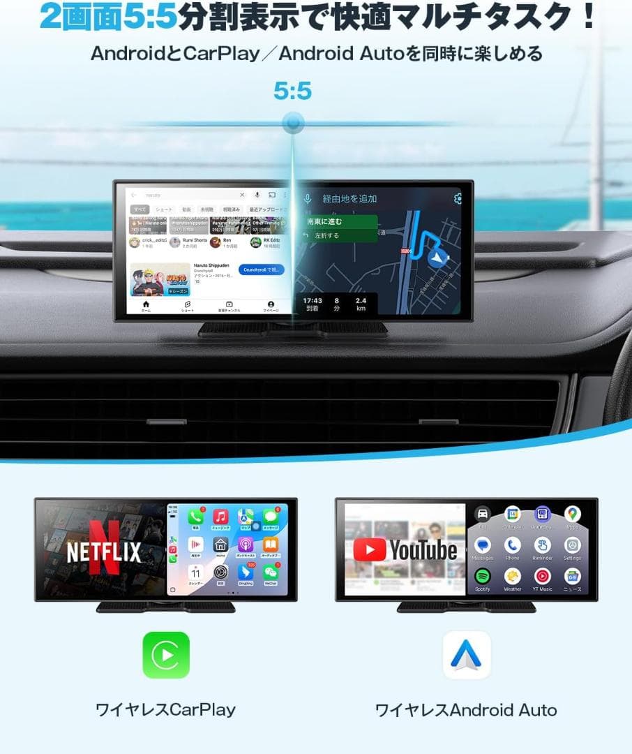 [新品]オットキャスト Ottocast ScreenFlow 11.4インチ