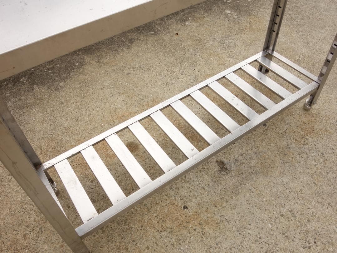 M▽業務用 厨房 作業台 棚 ステンレス (Fe1888)