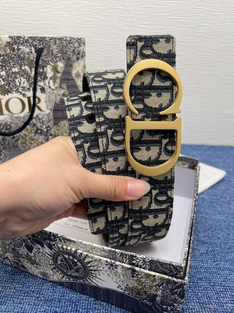 Christian Dior ロゴ入りベルト