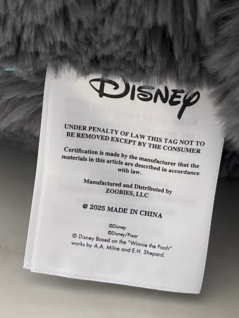 海外限定 ディズニー ルシファー ブランケット付き big ぬいぐるみ