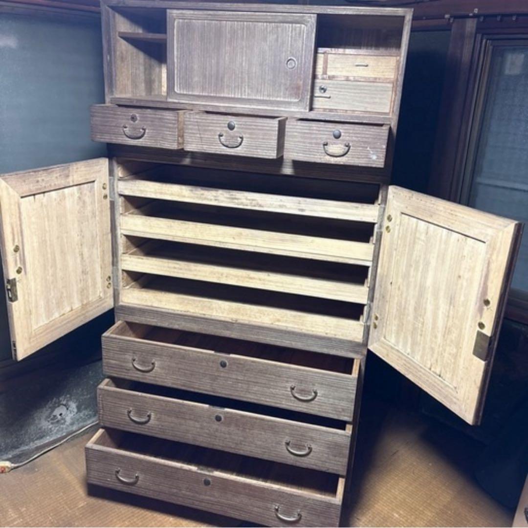 桐箪笥 木製和風箪笥 収納力抜群